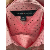 Tommy Hilfiger Pink Cotton Button-Up Women's Top