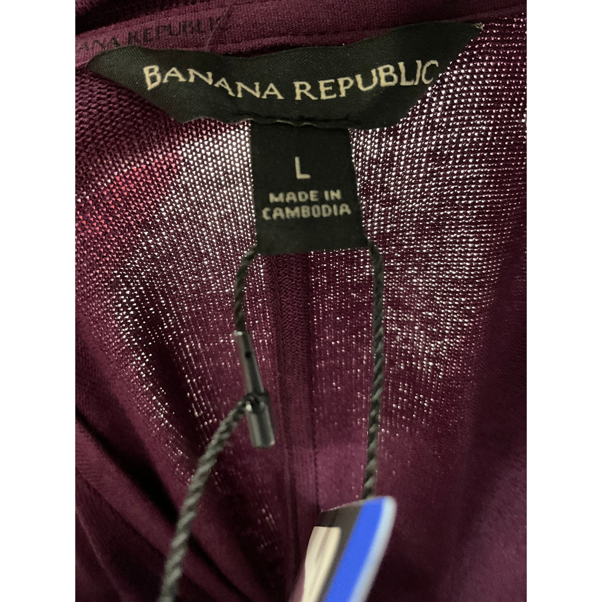 Banana Republic Women's Purple Knit Blouse, Size L