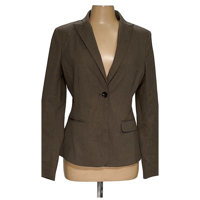 Ann Taylor Women's Brown Cotton Blazer