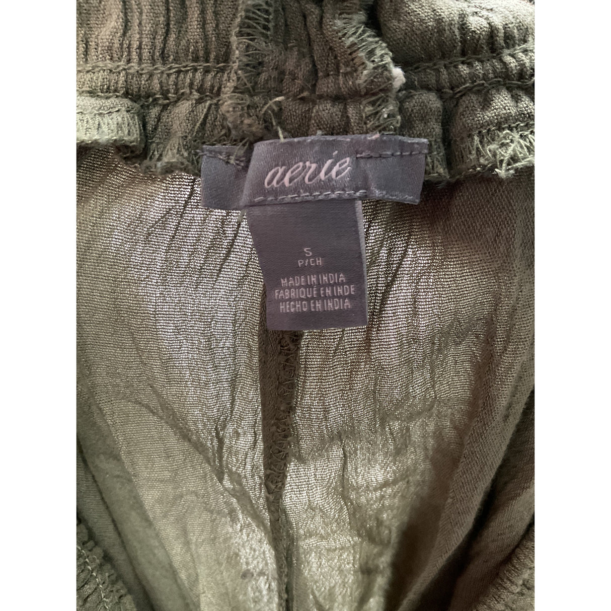 Aerie Petites Green Jogger Pants - Women's Size S