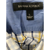 Banana Republic Men's Plaid Short Sleeve Shirt