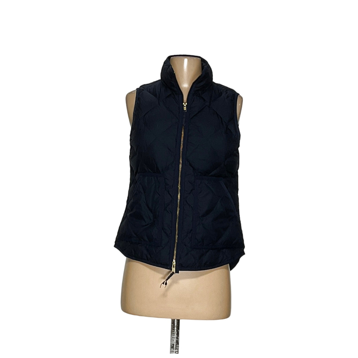 J.Crew Blue Bomber Vest - Women's Size S