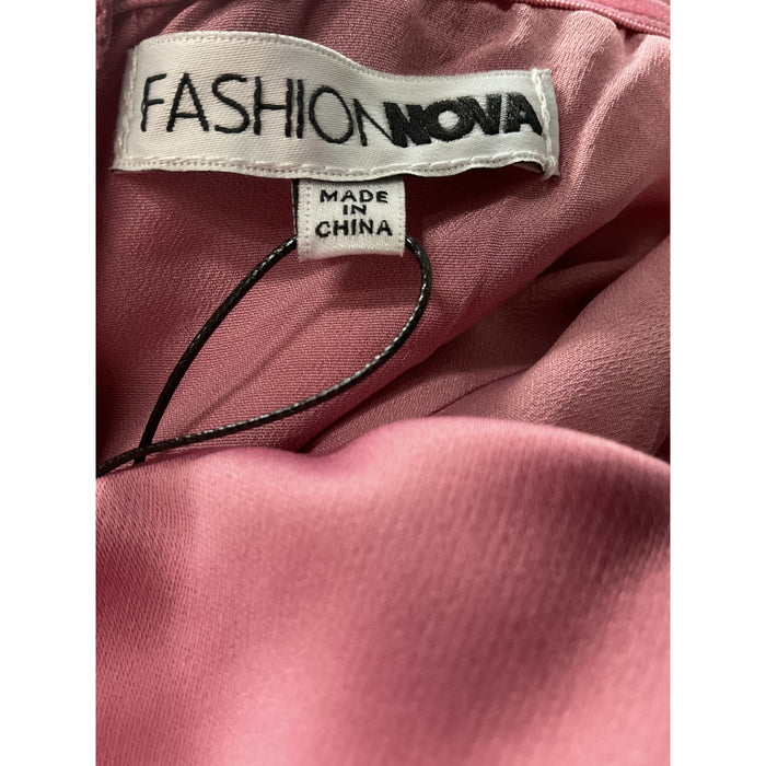 Fashion Nova Pink A-line Dress - Size L