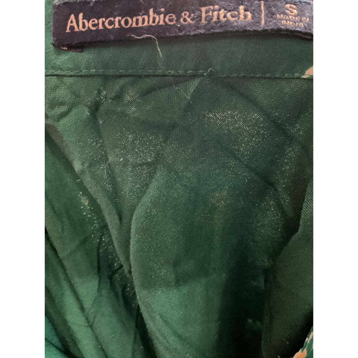 Abercrombie & Fitch Green A-Line Skirt - Size S