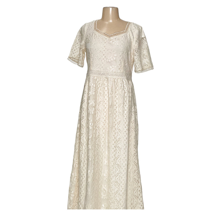 Baltic Born Cream Maxi Dress - Size M