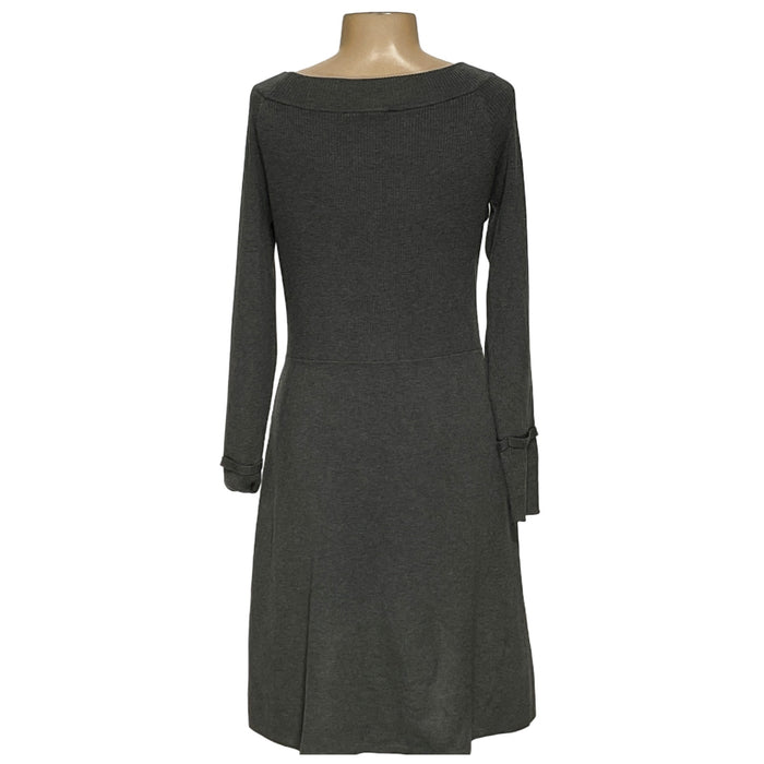 WHBM Gray Blouson Dress, Size L