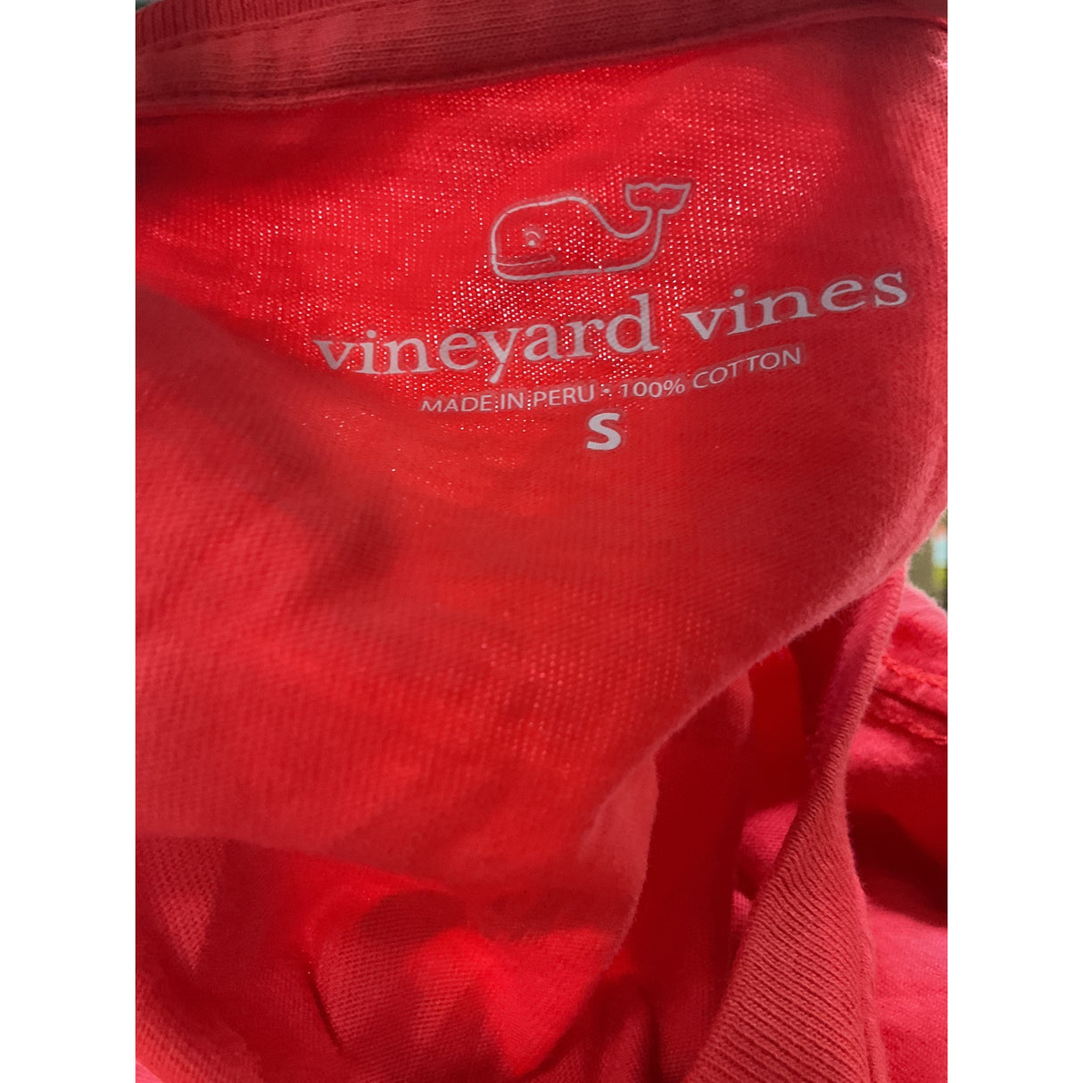 Vineyard Vines Women's Orange Activewear Top - Size S