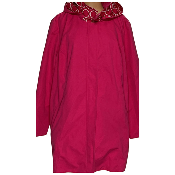 Dennis Basso Pink Plus-size Jacket