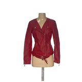 GUESS Red Women's Motorcycle Jacket XS