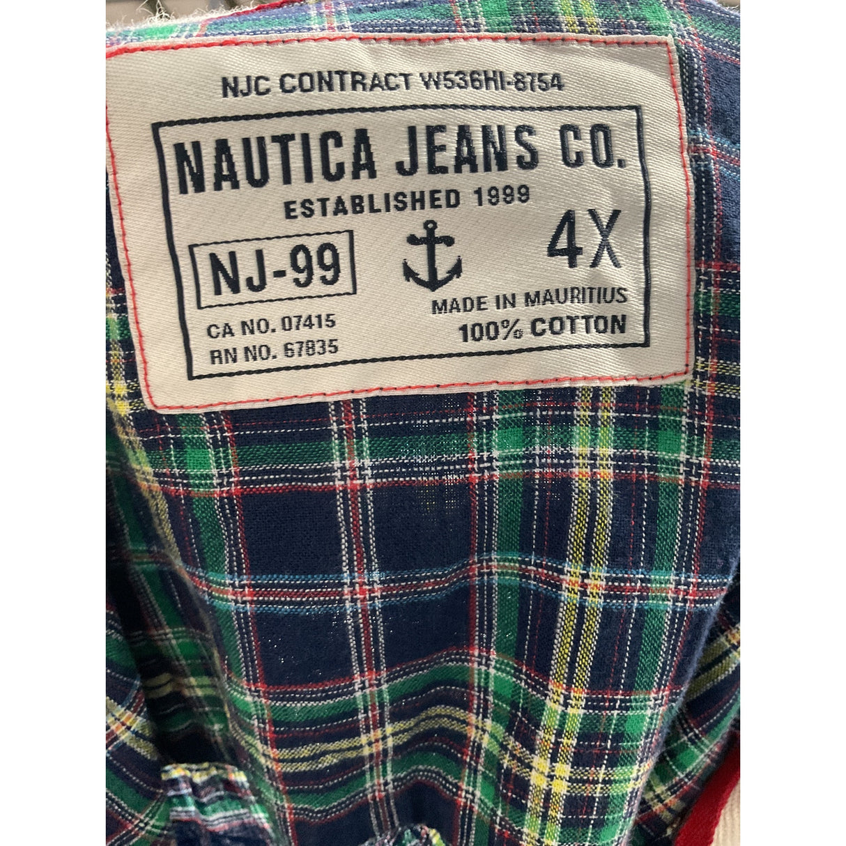 NAUTICA 4X Button-Up Shirt Multicolor