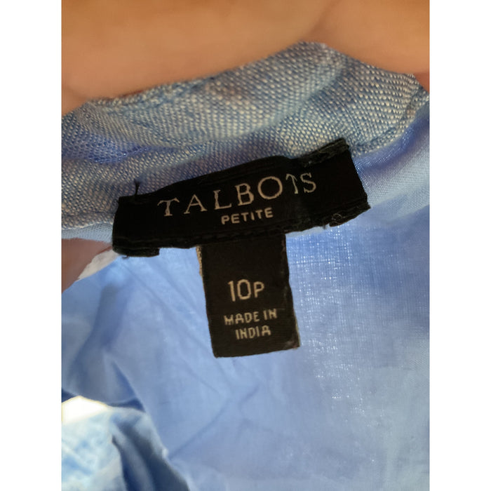 Talbots Blue Shift Dress - Size 10P