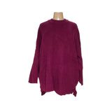 Free People Purple Fleece Sweater XL