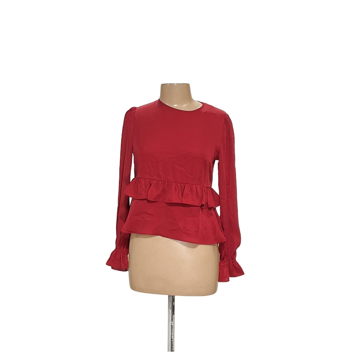 Express Red Blouse - Women's S