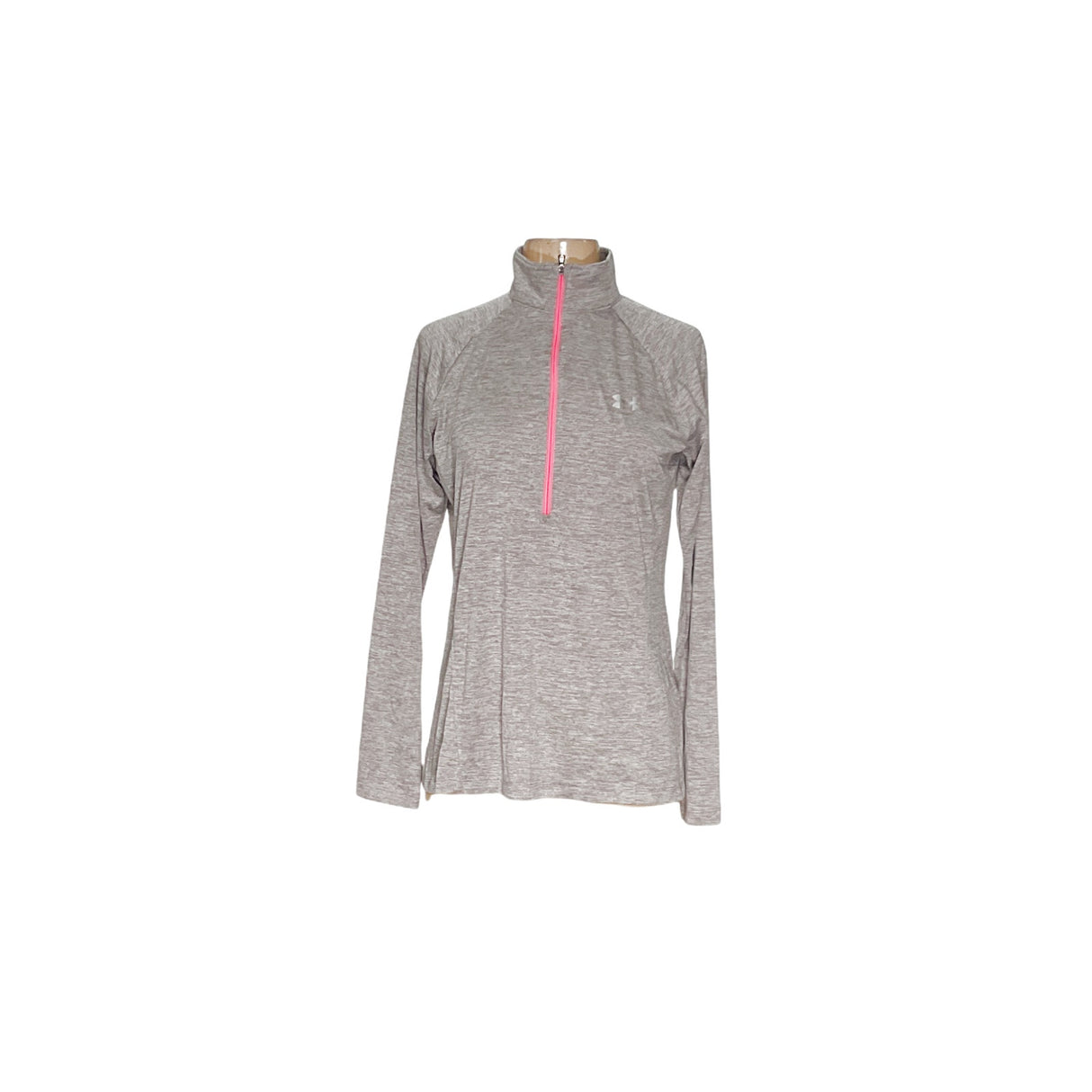 Under Armour Brown Microfiber Henley Hoodie - Women's MD