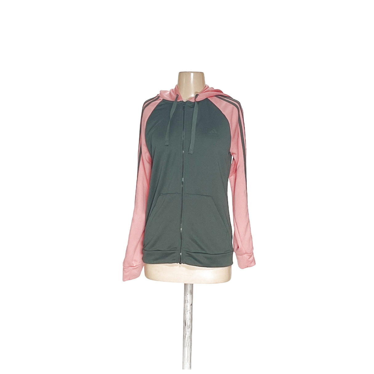 Adidas Green Women's Full Zip Hoodie