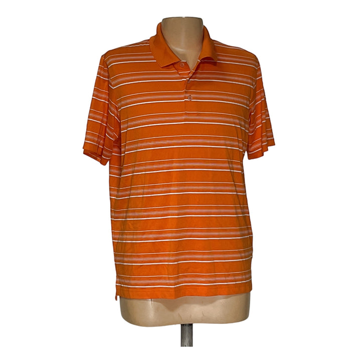 Adidas Men's Orange Polo Shirt