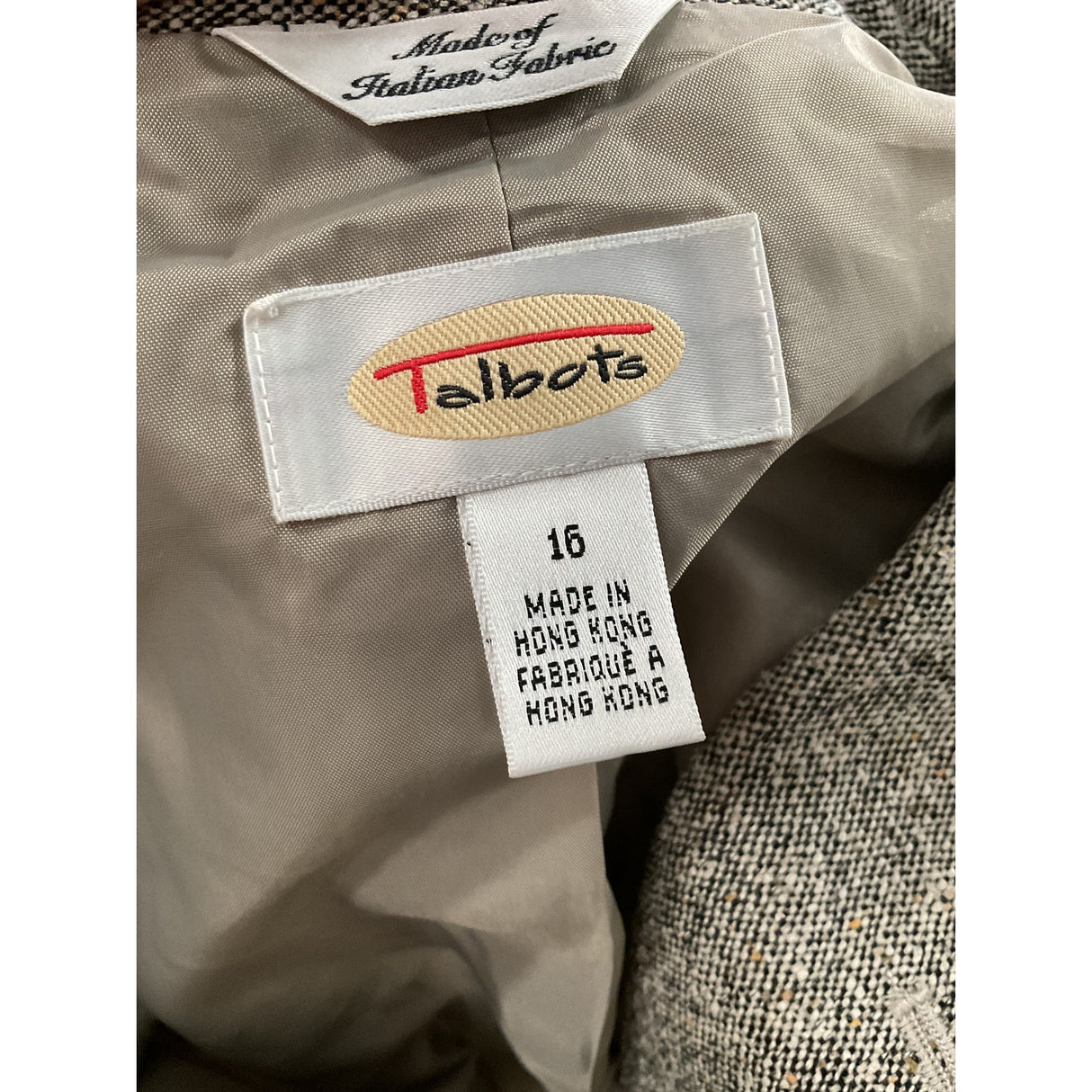 Talbots Women's Size 16 Brown Blazer