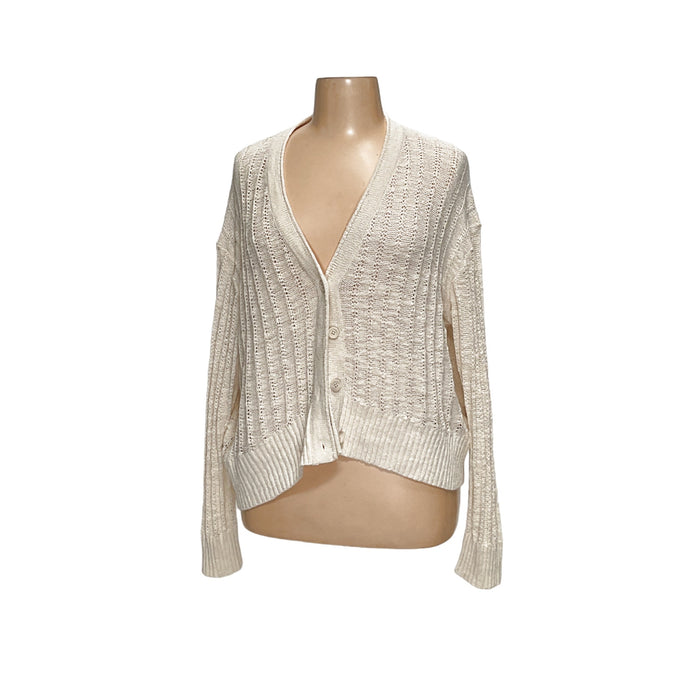 J. CREW Cream Cardigan XL