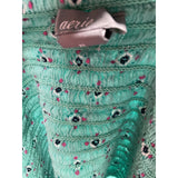 Aerie Green A-Line Midi Skirt - Women's XL