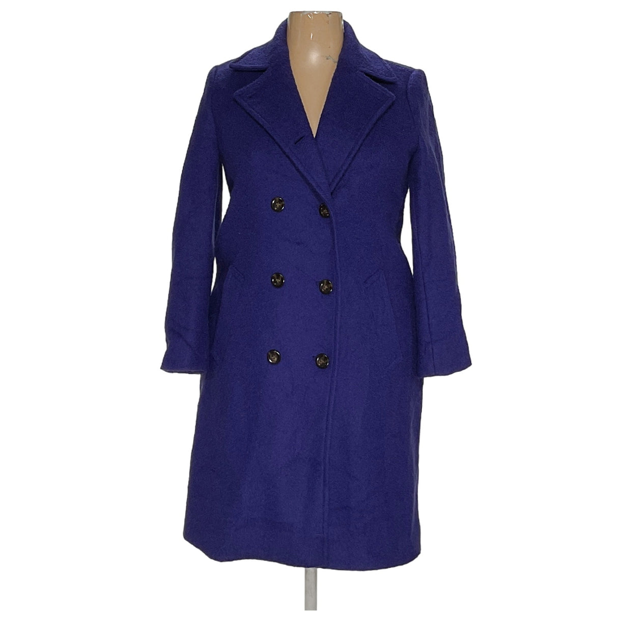 Ann Taylor Plus Size Purple Trench Coat