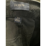 J. Crew Women's Black Corduroy Straight Pants