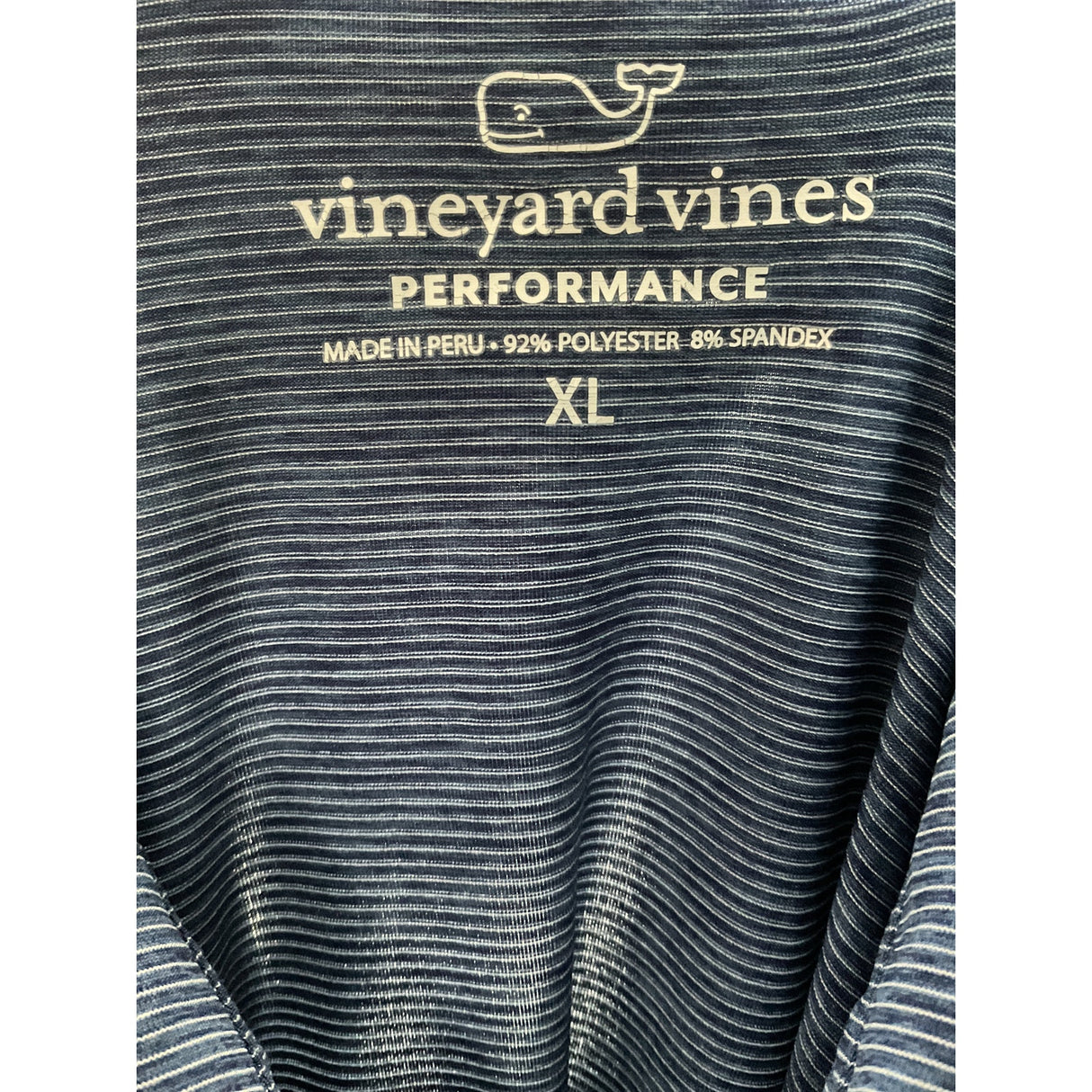 Vineyard Vines Blue Striped Polo