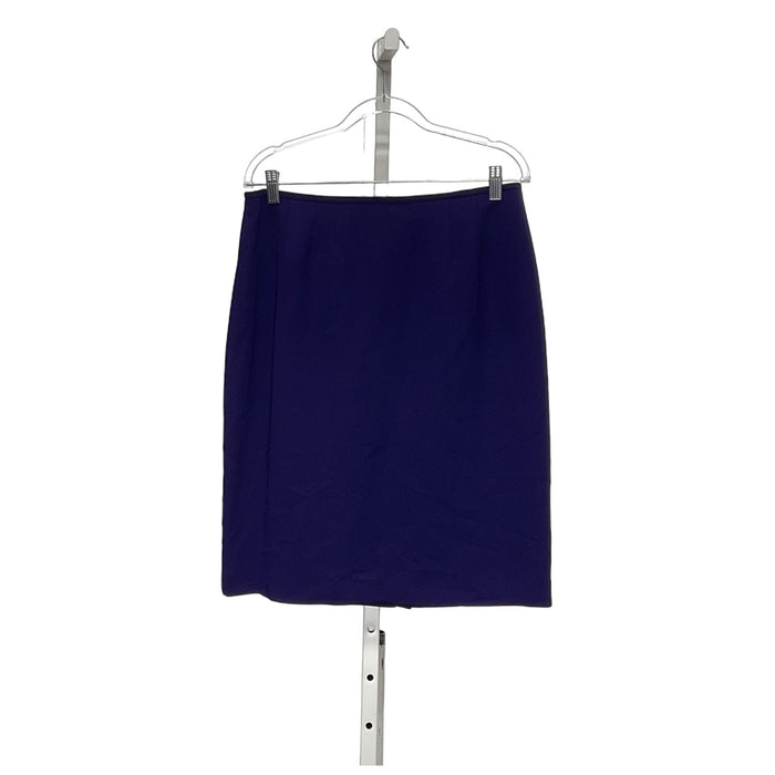 Le Suit Purple Mini Skirt - Size 12P