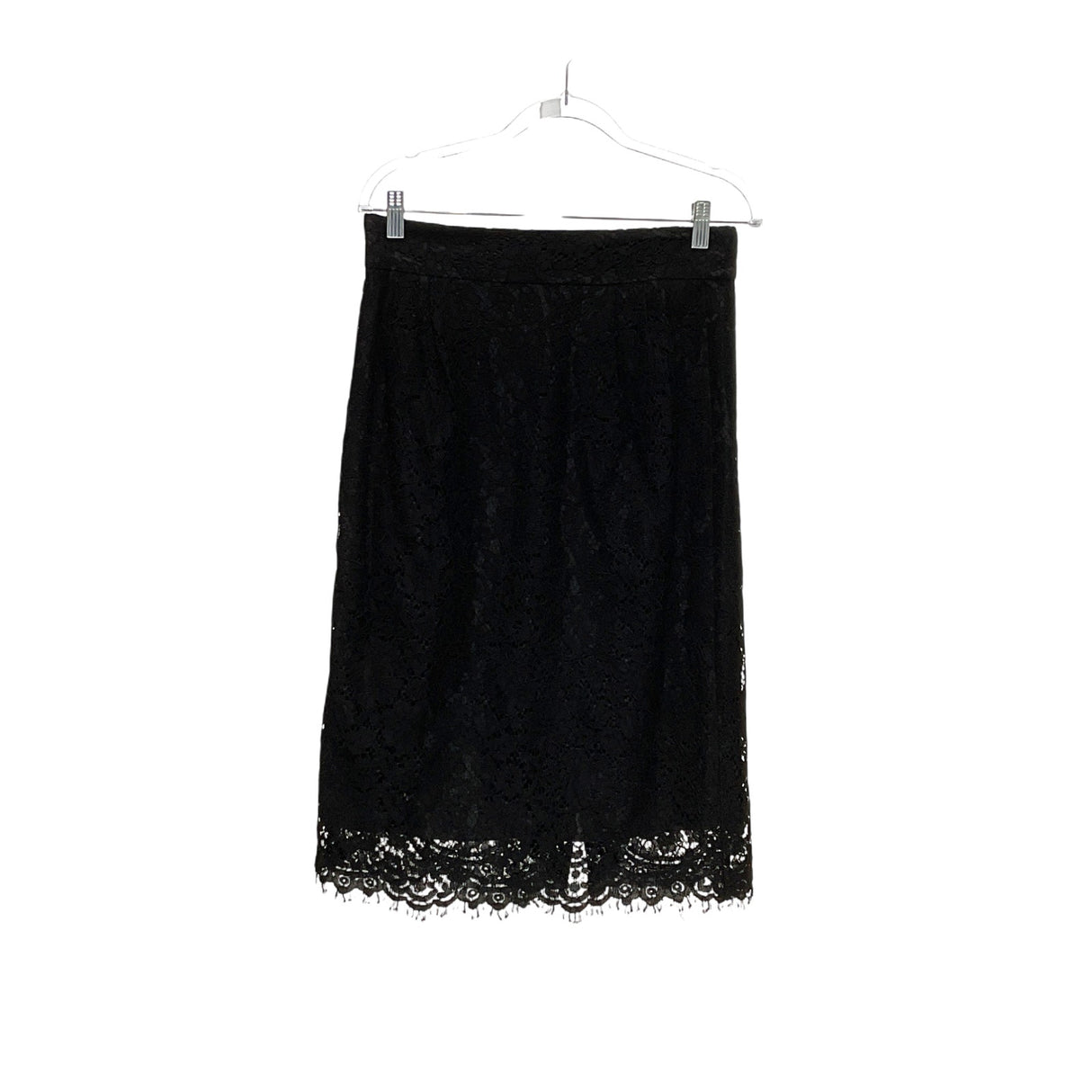 J. Crew Black A-Line Knee Length Skirt