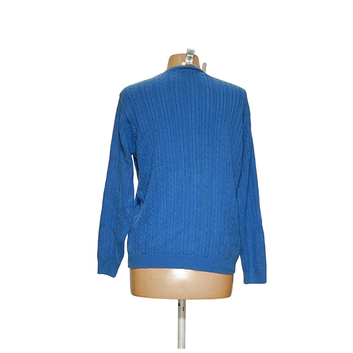 Talbots Blue Cotton Pullover Sweatshirt