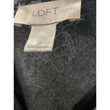 LOFT Gray Midi Sheath Dress