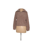 Jessica Simpson Brown Henley Sweater (M)