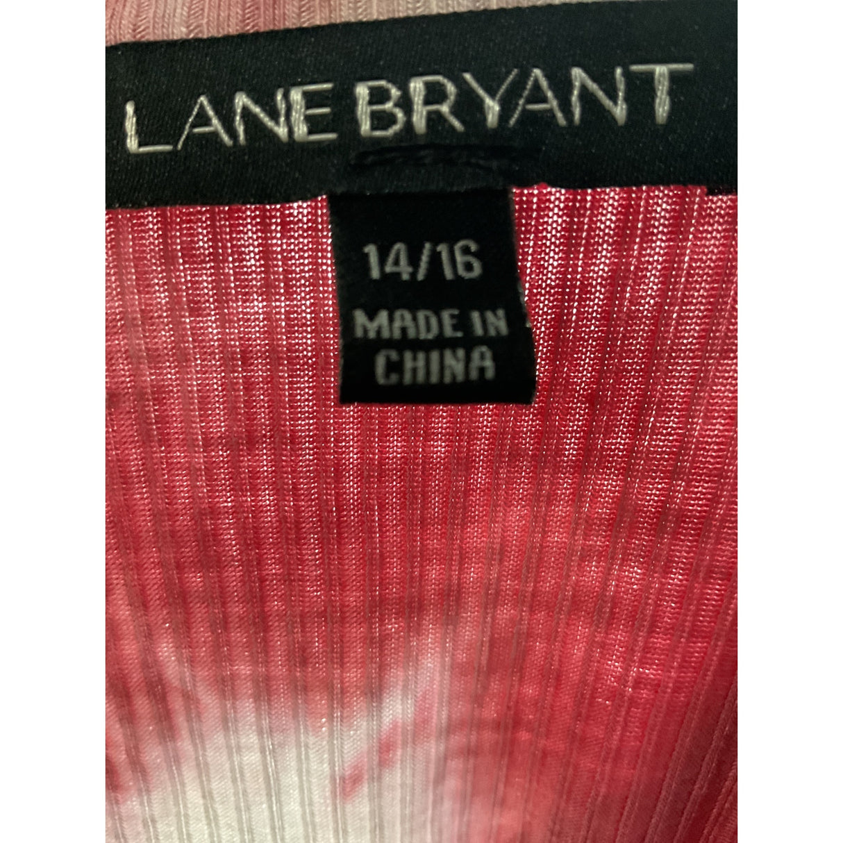 Lane Bryant Multicolor Tie Dye Tank