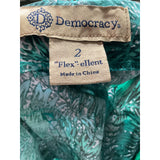 Democracy Green Ankle Pants - Size 2