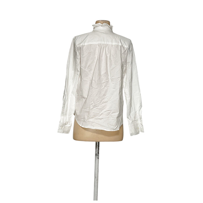 Ann Taylor White XS Button-Up Top