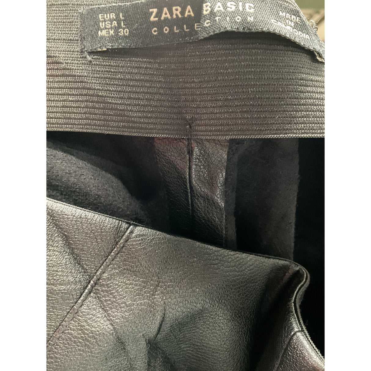 ZARA Black Leggings - Women's Size L