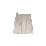 J. Crew XS Beige Striped Mini Skirt