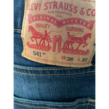 Levi's Blue Straight Jeans - Men's Size 36x32