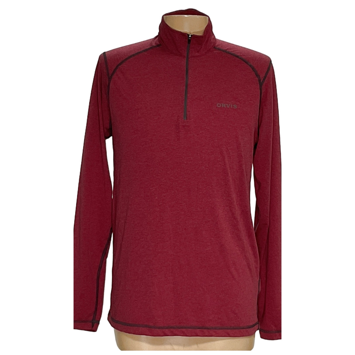 Orvis Men's Red Pullover Sweatshirt M