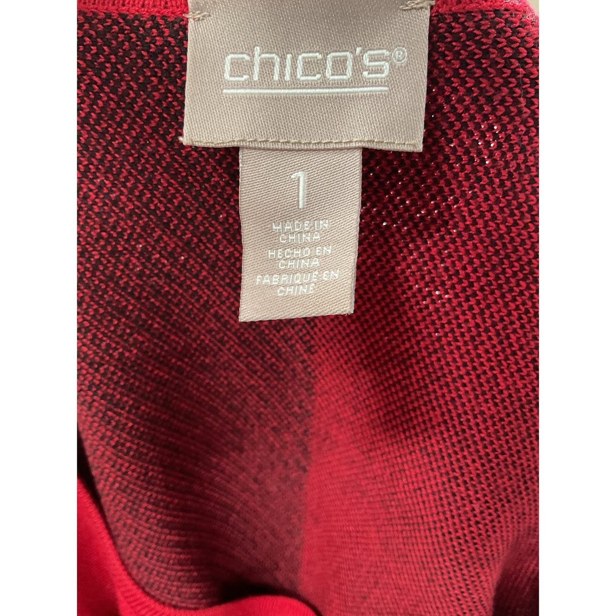 Chico's Multicolor Rayon Pullover Sweater - Size 1