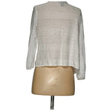 Tahari White Linen Cardigan - Women's XL