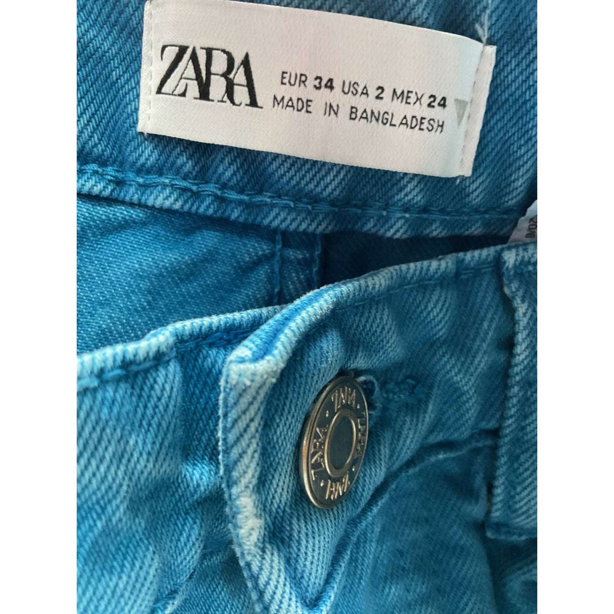 ZARA Blue Ankle Jeans - Women's Size 2