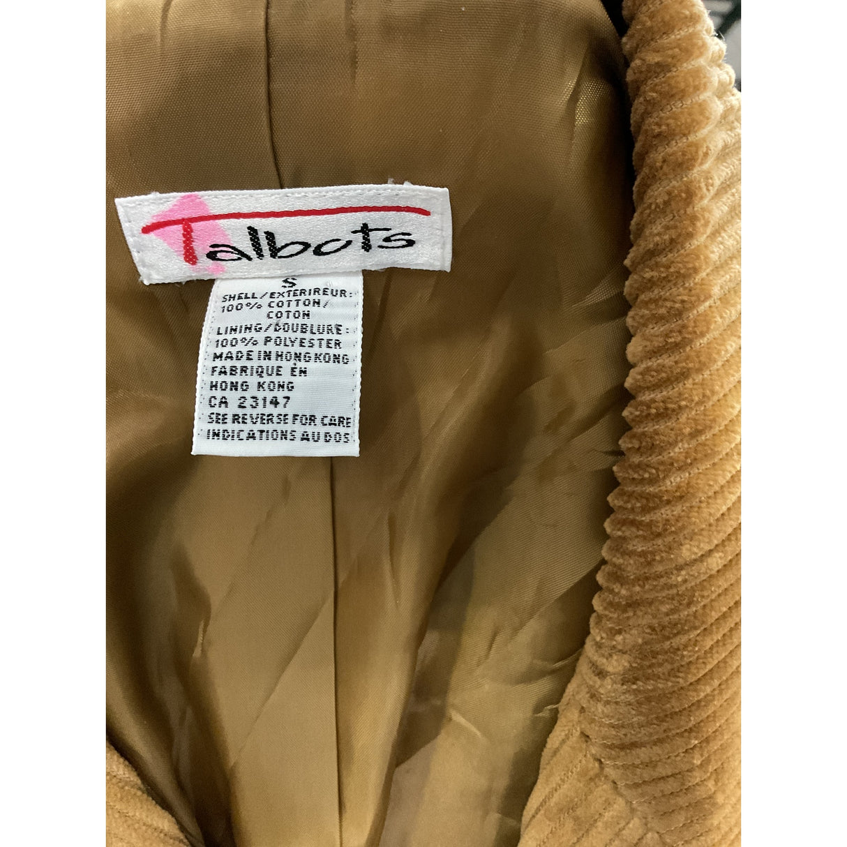 Talbots Brown Cotton Basic Jacket - Women's Size S