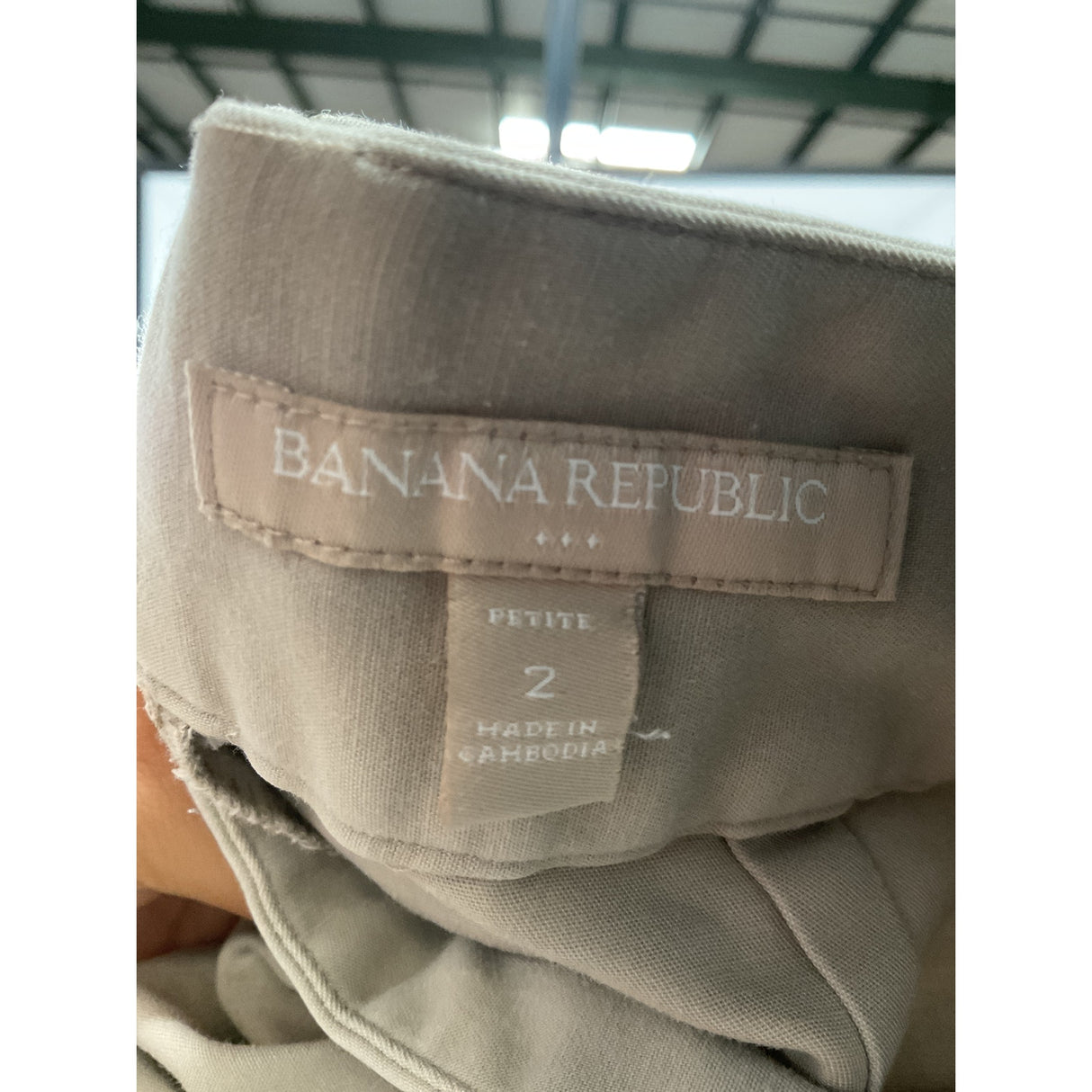 Banana Republic Cream Mini Skirt