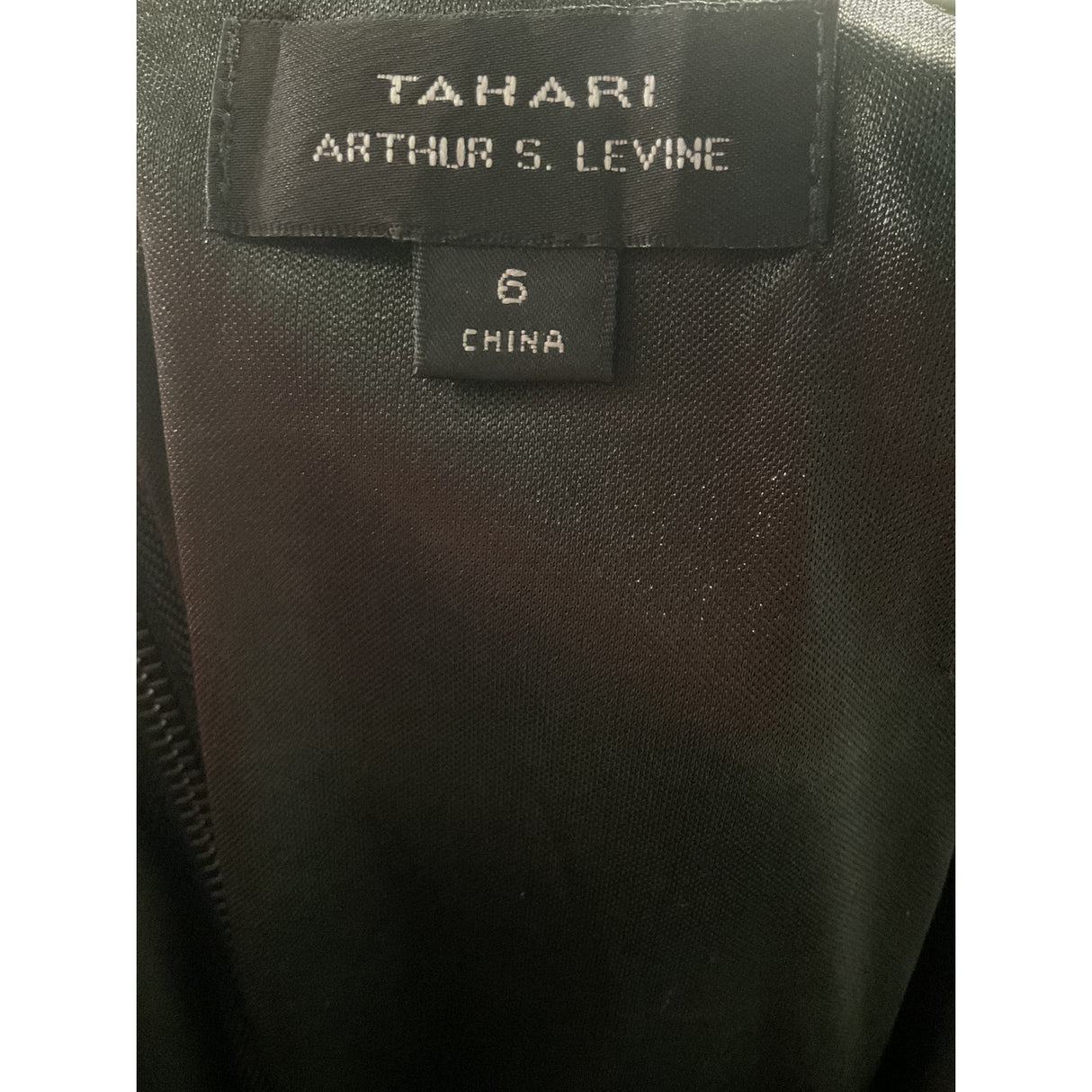 Tahari Black A-Line Dress