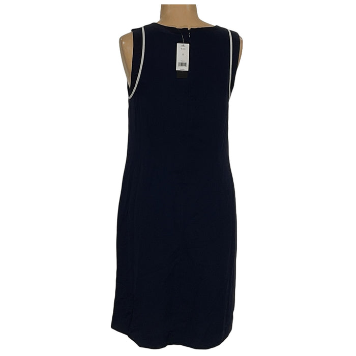 Banana Republic Blue A-Line Midi Dress