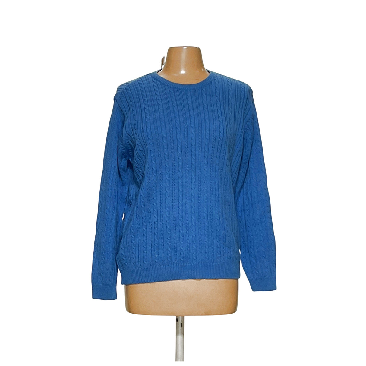 Talbots Blue Cotton Pullover Sweatshirt