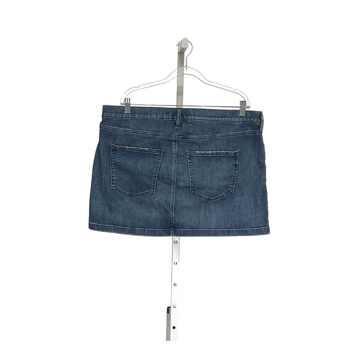 Express Blue Mini Skirt - Size 16