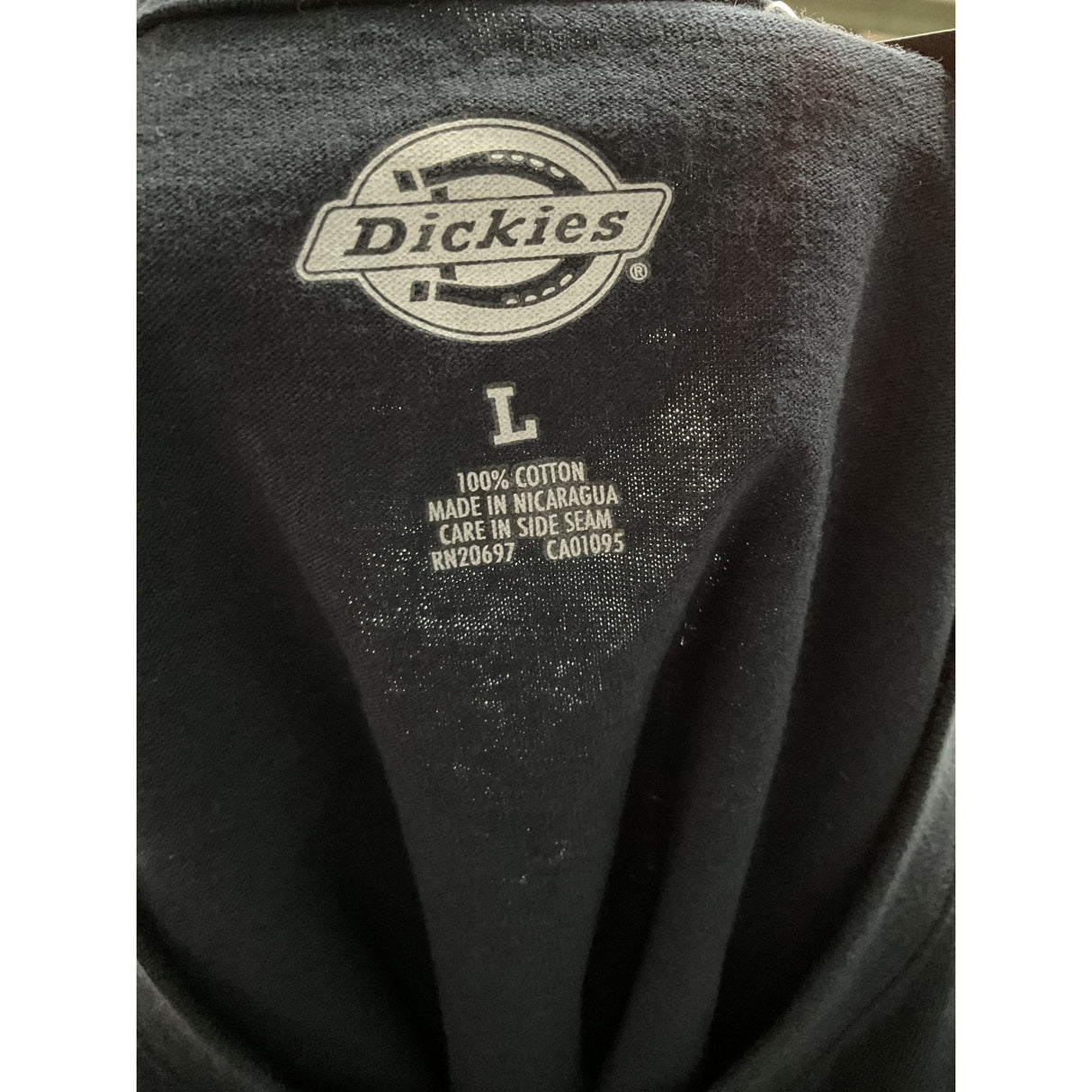 Dickies Black Men's T-Shirt - Size L