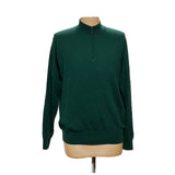 Peter Millar Men's Tweed Henley Sweatshirt - Green