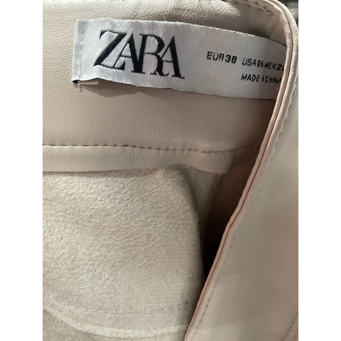 ZARA Beige Ankle Pants Size 6